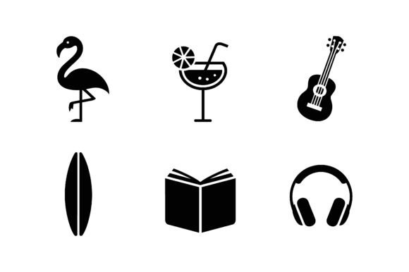 Download Flamingo &amp; Summer Vacation Icon Set - Premium Bundle